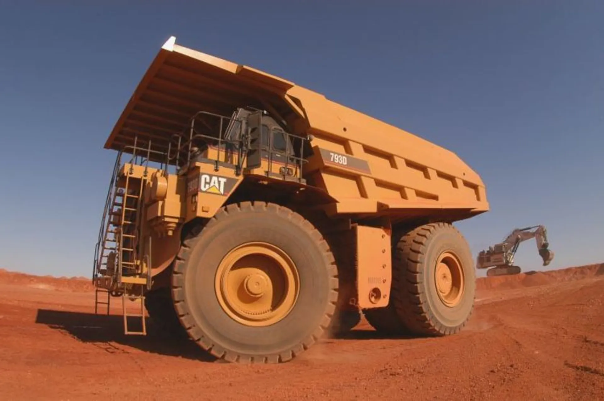 Haul truck at a mine site
