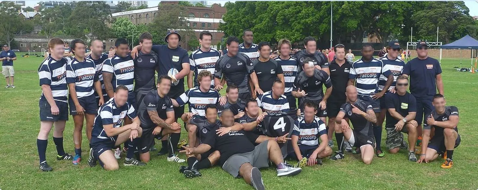 The Traccorp rugby 7s team